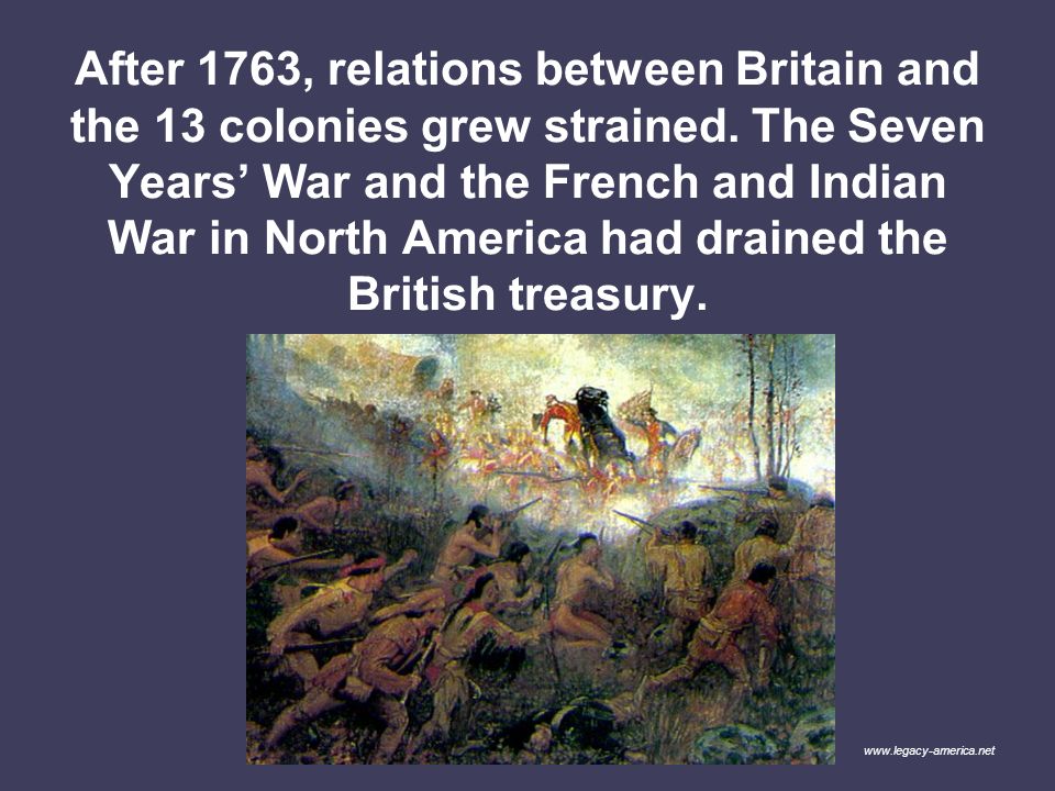 Relations between colonies and britain essay